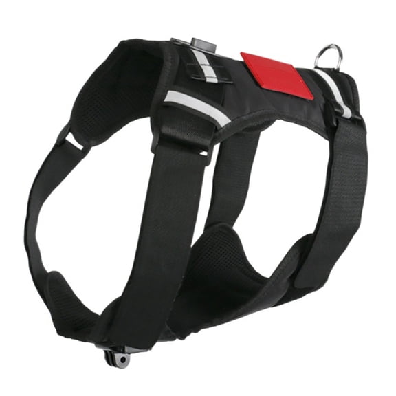 1. Adjustable Dog Camera Harness for 8-35kg Pets, ABS Chest Mount with Rotation for Action Outdoor Adventures