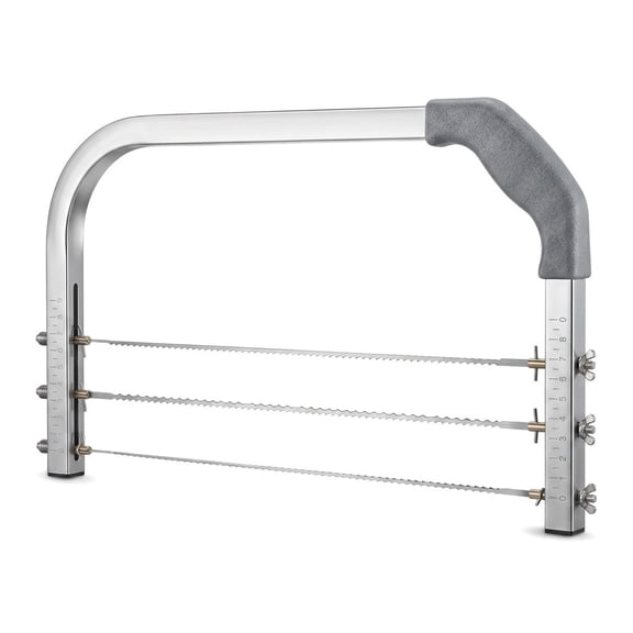 1 Adjustable Layer Cake Slicer, Cake Leveler with sharp stainless steel blades, Multi-Purpose Bread Cutter for home bakery baking production