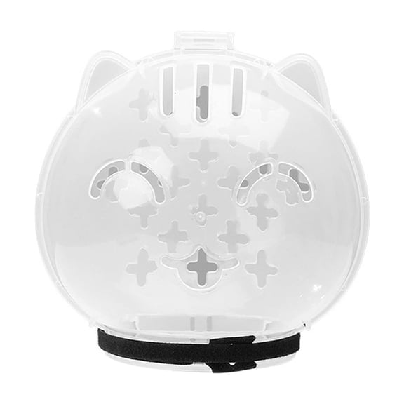 1. Adjustable Space Muzzle Breathable Anti-Lick Soft PP Head Cover for Grooming Bathing & Injury Prevention