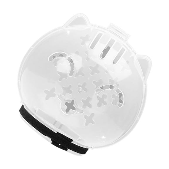 1. Adjustable Space Muzzle Breathable Anti-Lick Soft PP Head Cover for Grooming Bathing & Injury Prevention