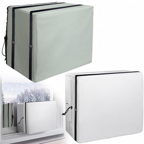 1*Air Conditioner Cover Insulation Window Conditioner Cover Set Adjustable Window Ac Unit for Winter Window Ac Protectors Home Textile Storage