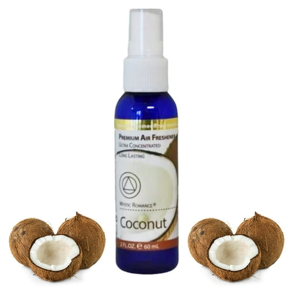 1 Air Freshener Car Spray Coconut Scented Long Lasting Home Odor Eliminator 2oz