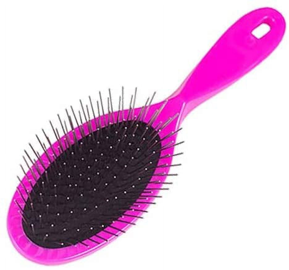 #1 All Systems Ultimate Hot Pink Pin Brush . All-Purpose Pin Brush For Dogs & Cats .  In Fashion Colors