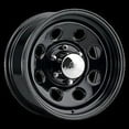 thumbnail image 1 of 1 Allied - Pacer 17x9 5X5.00 -12 297B Black Soft 8 Gloss Black Wheel Rim, 1 of 2