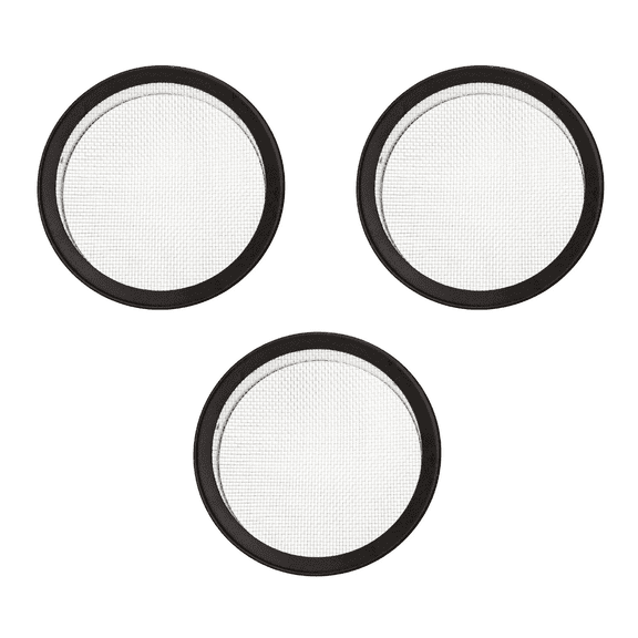 BugzyBugs Aluminum 1 Inch Round Tab Vents & Ventilation Black 3 Pack for Enclosures, Vivariums