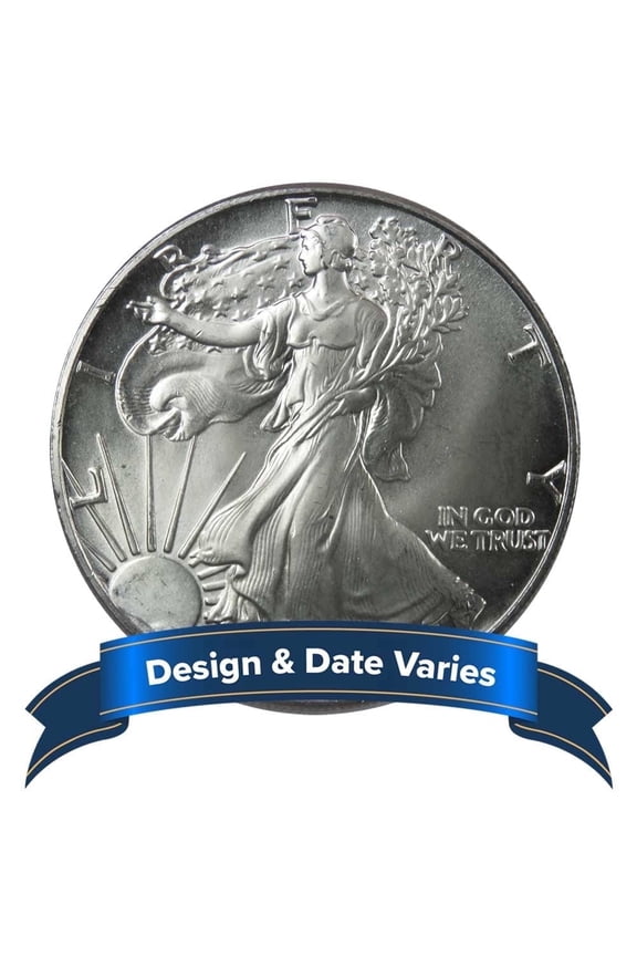$1 American Silver Eagle 1 oz Random Year Impaired