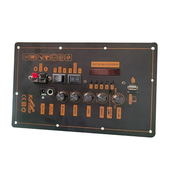 1 * Amplifier Board 1 * SPeaker Wires 1 * Remote Control-Black & Orange