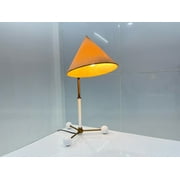 1 Arm Fabric Shade 1951s Modern Italian Mid Century Stilnovo Style Desk Lamp Table Lamp Study Lamp Shade Lamp Bed Side Lamp