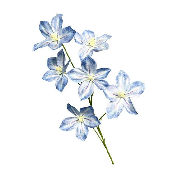 1 Artificial Flower,Artificial Flowers Artificial Flower Valentine'S Day Wedding Decoration Flower for Guiding The Way Paired with Table Flower Arrangements and Window Display Decorations(Blue,)