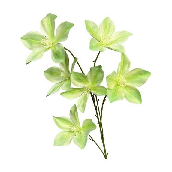 1 Artificial Flower,Artificial Flowers Artificial Flower Valentine'S Day Wedding Decoration Flower for Guiding The Way Paired with Table Flower Arrangements and Window Display Decorations(Green,)