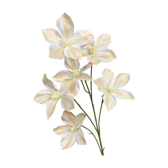 1 Artificial Flower,Artificial Flowers Artificial Flower Valentine'S Day Wedding Decoration Flower for Guiding The Way Paired with Table Flower Arrangements and Window Display Decorations(White,)