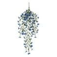 thumbnail image 1 of Artificial Flowers - Household Imitation - Artificial Hanging Flowers For Outdoor Spring Decoration 4Pcs Silk With Leaves Look Real Faux Flowers For Outside Porch - 1 Artificial Flower, 1 of 9