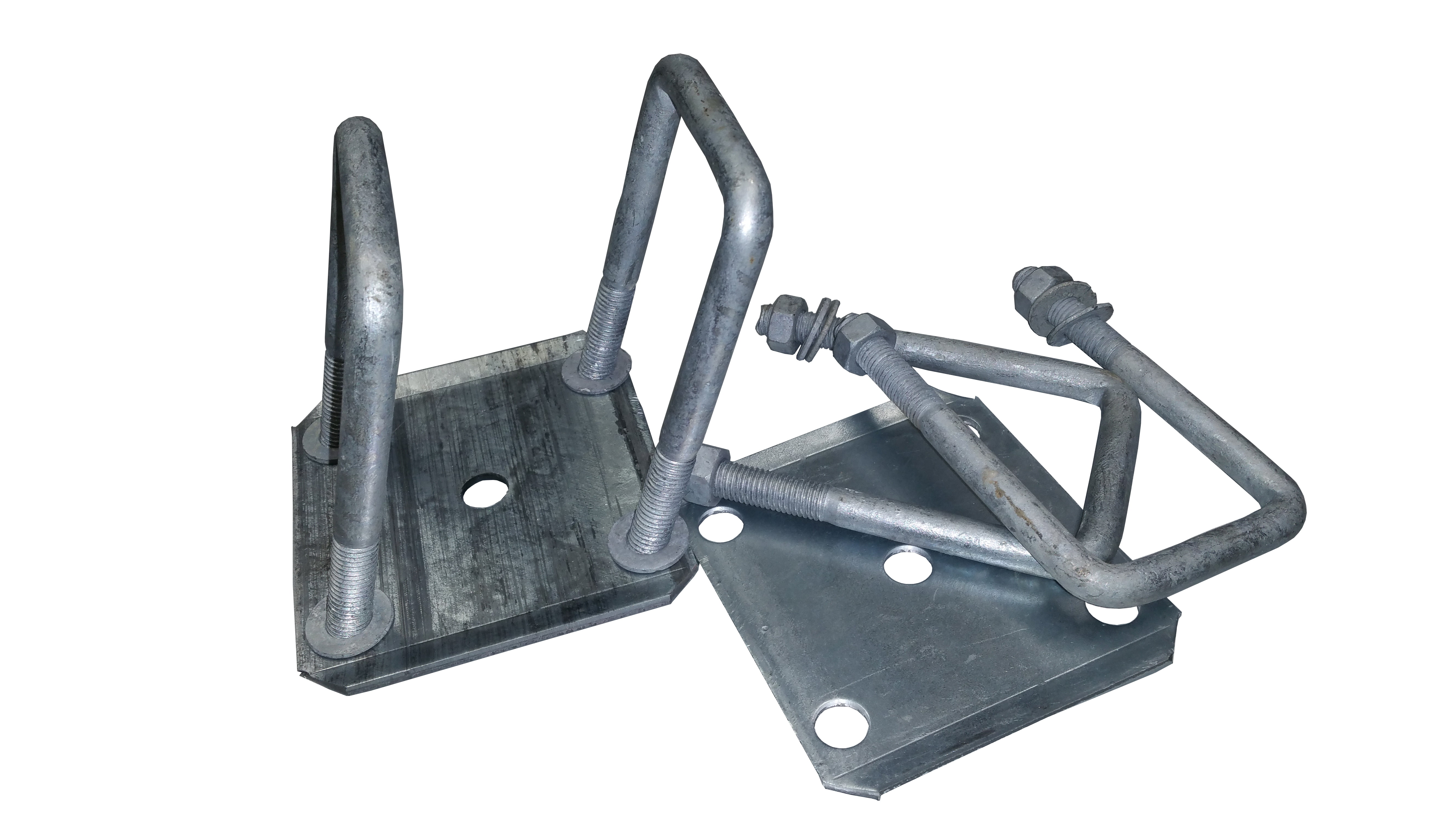 (1)BOAT TRAILER LEAF SPRING AXLE SQUARE M14 U-BOLT KIT 9/16" X3X 5 5/16” 1000309
