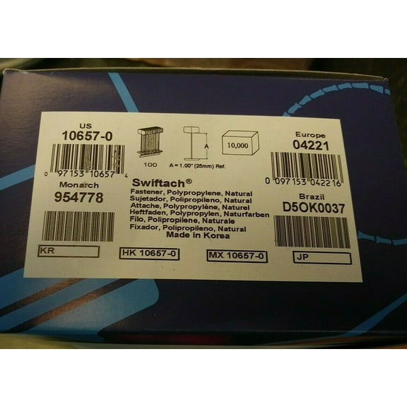 (1 BOX OF 100) AVERY DENNISON 10657-0