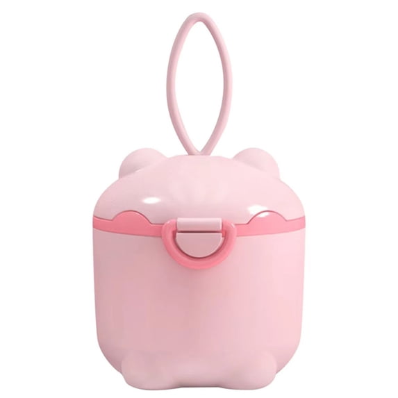 1 * Baby Milk Powder Dispenser 1 * milk powder spoon-Pink