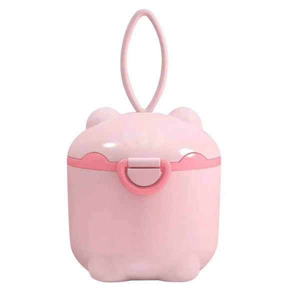 1 * Baby Milk Powder Dispenser 1 * milk powder spoon-Pink