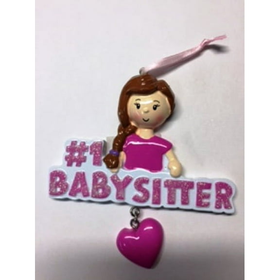 #1 Babysitter Personalized Christmas Ornament DO-IT-YOURSELF