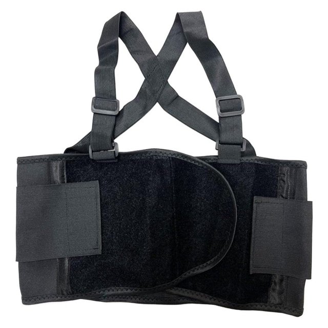 1 Back Support Brace Work Belt Adjustable Waist Lumbar Heavy Lift
