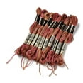 thumbnail image 1 of 1 Bag 10 Skeins 6-Ply Polyester Embroidery Floss Cross Stitch Threads Segment Dyed Light Coral 0.5mm, 1 of 2