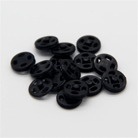 1 Bag/15 Set Invisible Small Plastic Snap Buttons Sew-on Snap Buttons Press Button for Sewing Clothing