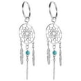 1 Bag 2pcs Metal Dream Catcher Key Chain Jewelry Keychain Bag Pendant