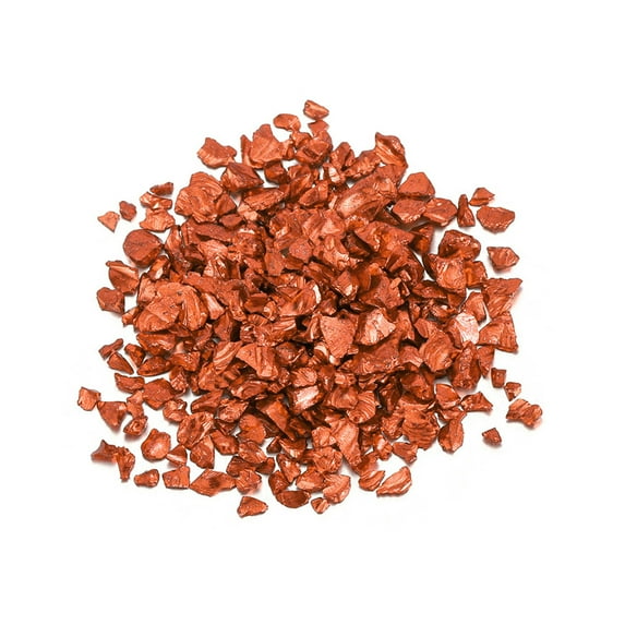 1 Bag Crushed Stone Filler Beautiful Wear Resistant Coloured Glaze Mini Chips Decorative Rocks for Home