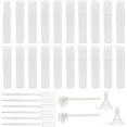 thumbnail image 1 of 1 Bag Dispensing Perfume Kits including 80Pcs Plastic Sample Perfume Spray Bottle 2Pcs Transparent Plastic Funnel Hopper 2Pcs Plastic Pump 6Pcs Transfer Pipettes White 12x55.5mm, 1 of 8