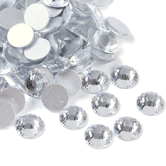 1 Bag Glass Flat Back Rhinestone Grade A Back Plated Faceted Half Round Crystal 4.6~4.8mm 1440pcs/bag
