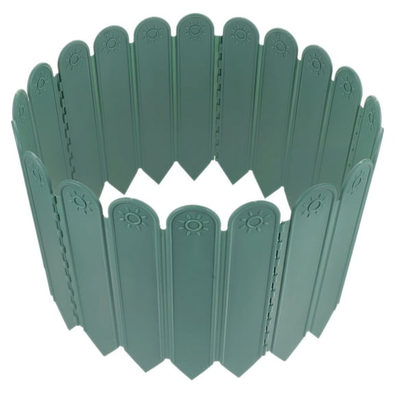 1 Bag Plastic Garden Lawn Fence Landscape Fencing Ornamental Border Panel