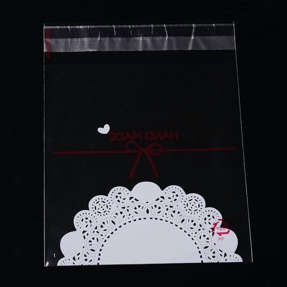 1 Bag Rectangle OPP Cellophane Bags Clear Treat Bags Lipstick Packaging Bags for Lipstick Packaging Cookies Candy Gifts and Party Favors Bags 14.9x10.9cm 95~100pcs/bag