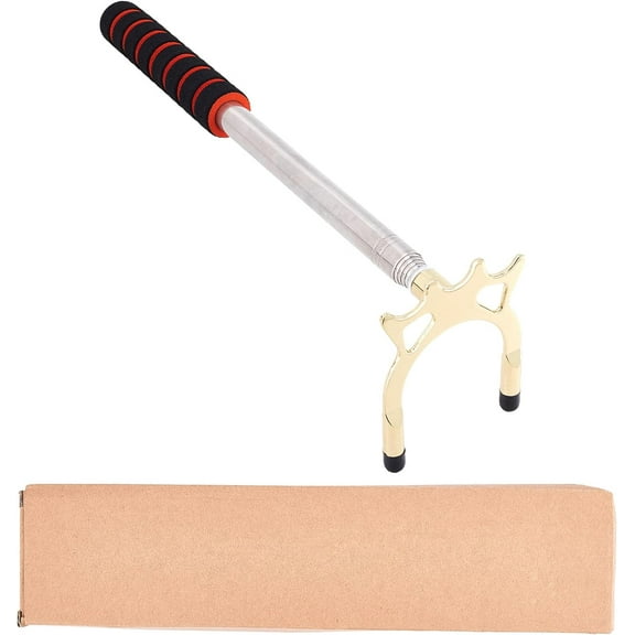 1 Bag Retractable Billiards Pool Cue Stick Bridge with Brass Bridge Head Billiards Pool Cue Accessory for Pool Table Game Competition 1set