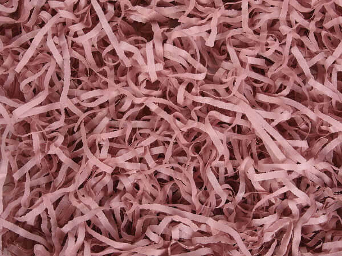 1 Bag, Rose Gold Color Tissue Paper Shred, 18 Oz. Bag for Holiday, Party Favor, Birthday, Event and Celebration, Made in USA