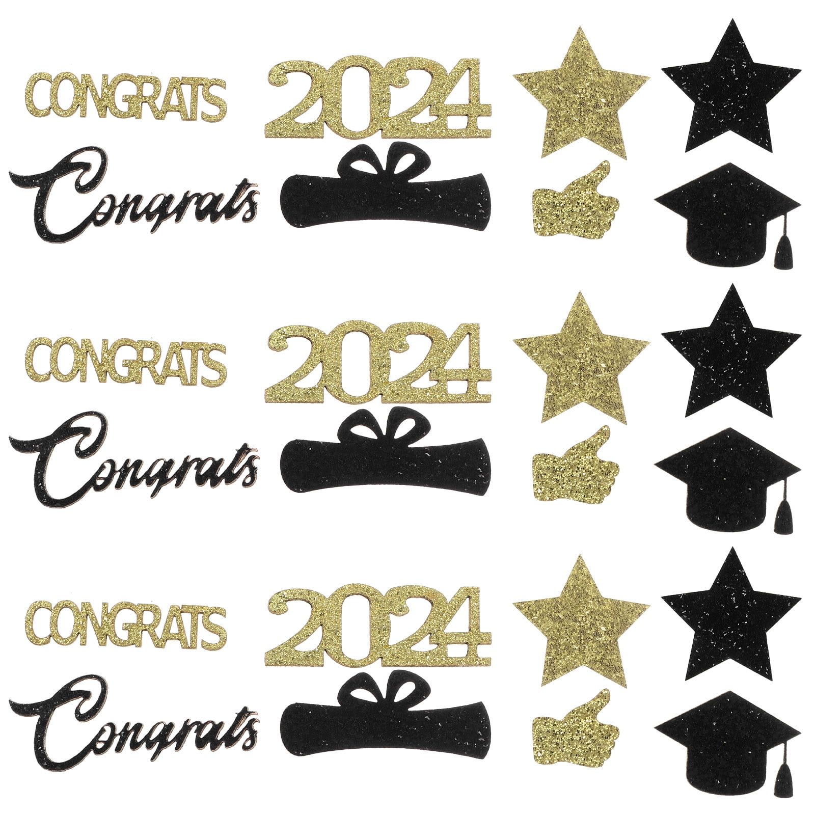 1 Bag of Graduation Decorations 2024 Graduation Congrats Confetti Table