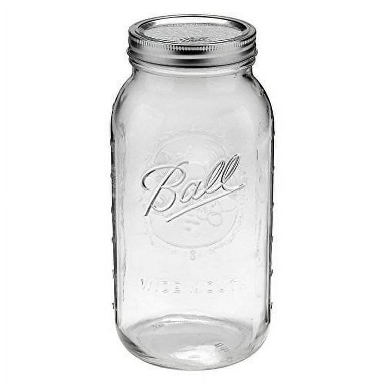 Ball 64 oz. Wide Mouth Half Gallon Jars (Pack of 6) 68100 - The Home Depot