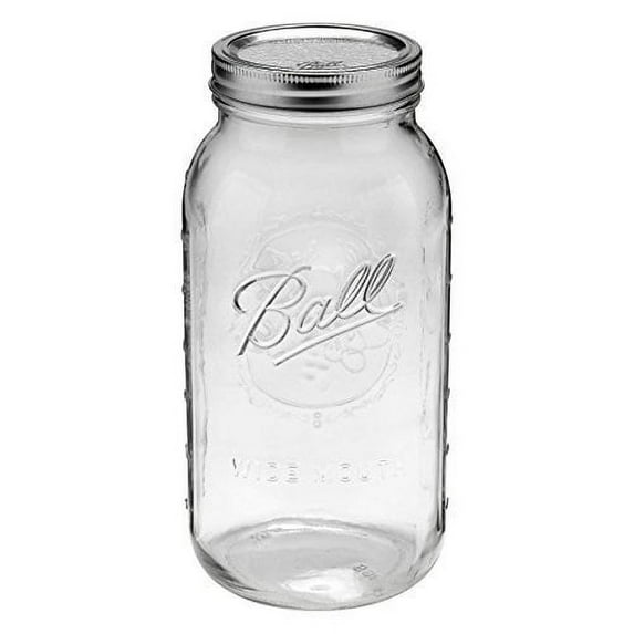 1 Ball 64Oz Wide Mouth Half Gallon Mason Jar
