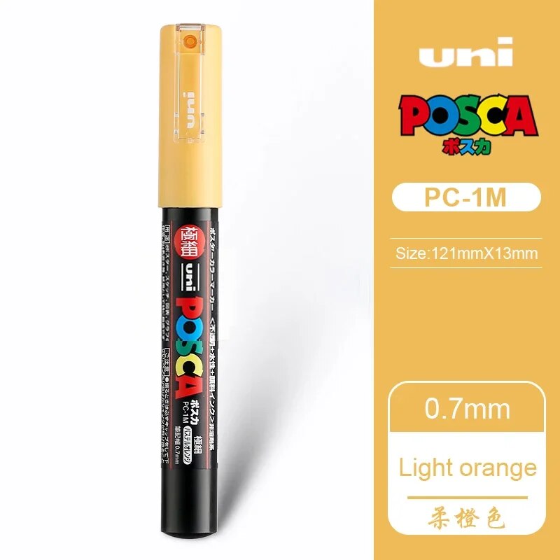 1 Ball POSCA PC-1M Marker Pen POP Poster Pen/Graffiti Advertisement 0 ...