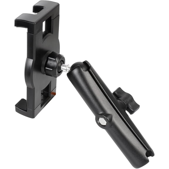 1" Ball Tablet Holder for RAM Mounts, Heavy Duty Clip Mount Fits 5-13" Tablets iPad Pro 12.9 Air Mini Galaxy Tab, Compatible with Car Truck Vehicle System