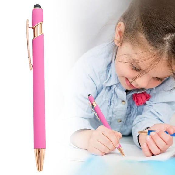 Under $1, Ballpoint Pen, Personalized Aluminum Retractable Pen with Velvet Case, Engravable for Office & Special Occasions, Click Pen, Multi-Color by Goohae
