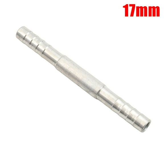 1×Barbed Fitting A/C Hose Barb Straight Splice Barbed Fitting Universal- Fitment Practical To Use And Made Of A/C Hose Barb