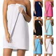 thumbnail image 1 of 1 Bath Towel Spa Wrap Towel Wrap for Women Spa Robe With Adjustable Closure Elastic Top Lightweight Wraps for Bath Shower Bath Towel, 1 of 5