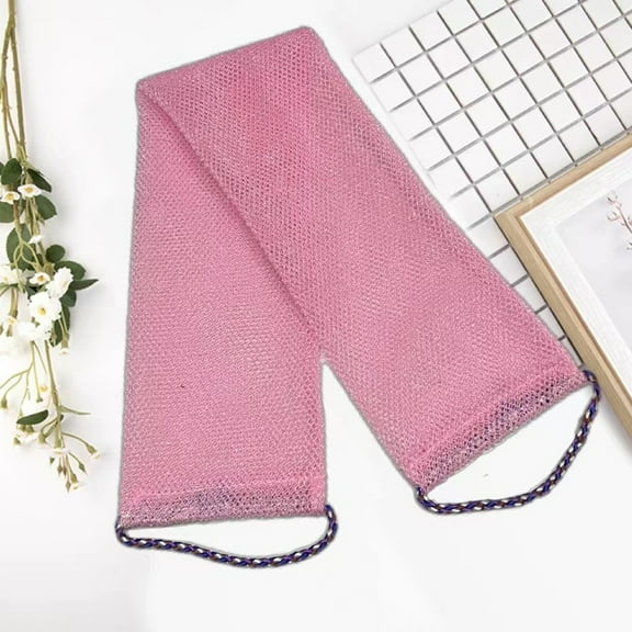 1 Bath Towel Pull Rope Bath Towel Blistering Sauna Towel for Men and Women Rub Mud Rub Back Itch