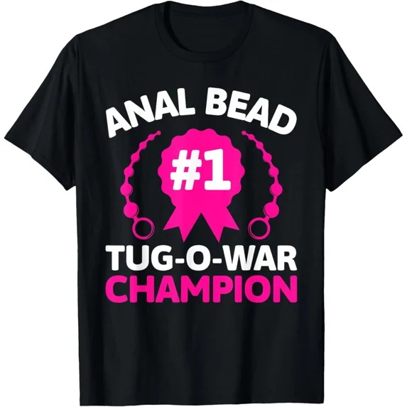 #1 Bead Tug O War Champion Funny Adult Humor Cringe T-Shirt unisex T-Shirt