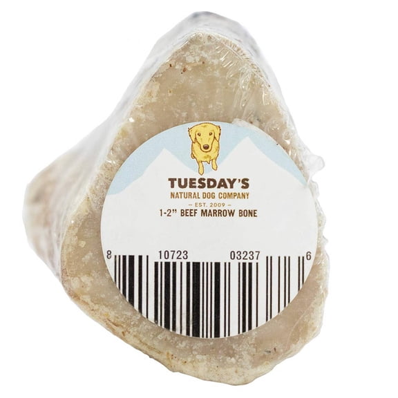 1" Beef Marrow Bones Flavorful Roasted Treats for Small Dogs | Natural Dog Company