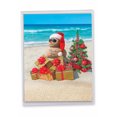 thumbnail image 1 of 1 Big Christmas Thank You Card (8.5 x 11 Inch) - Season's Beachin' Christmas Thank You Card J6651EXTB, 1 of 7