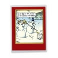 thumbnail image 1 of 1 Big Funny Holiday Christmas Card with Envelope (8.5 x 11 Inch) - Not Worth It Christmas Card J5853XSG, 1 of 6
