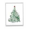thumbnail image 1 of 1 Big Holiday Christmas Card with Envelope (8.5 x 11 Inch) - Just Fir You Christmas Card J6019DXSG, 1 of 6