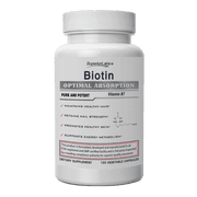 Superior Labs Biotin 5000mcg Gluten Free 120 Vegetable Capsules