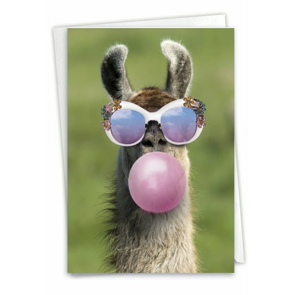 1 Birthday Card with Envelope - Balloon Animals C6837GBDG