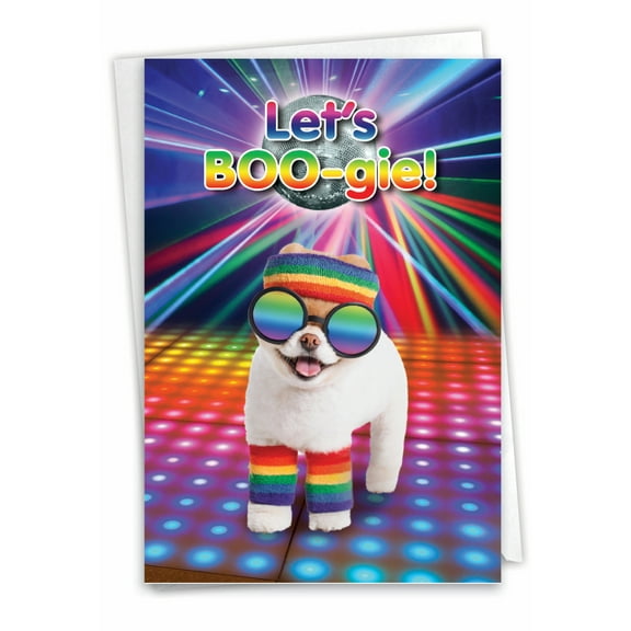 1 Birthday Card with Envelope - Let's Boo-gie C6868BDG