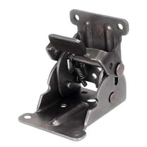 1*(Black) 90 Degree Self-Locking Black Folding Hinge Clearance! Folding Brackets Lock Extension Support Bracket Foldable Hinges with Screws for Table Bed Leg Feet
